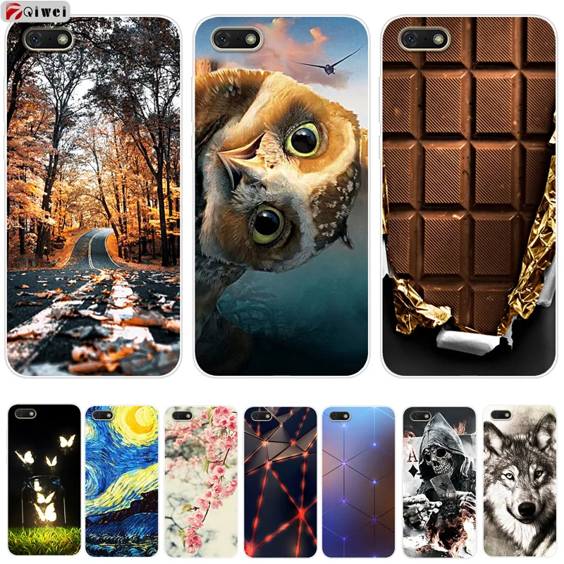 

For Huawei Honor 7A Case 5.45" Soft TPU Silicone Case For Huawei Honor 7A 7 A DUA-L22 Russian Back Cover Coque Honor 7A A7 Cases