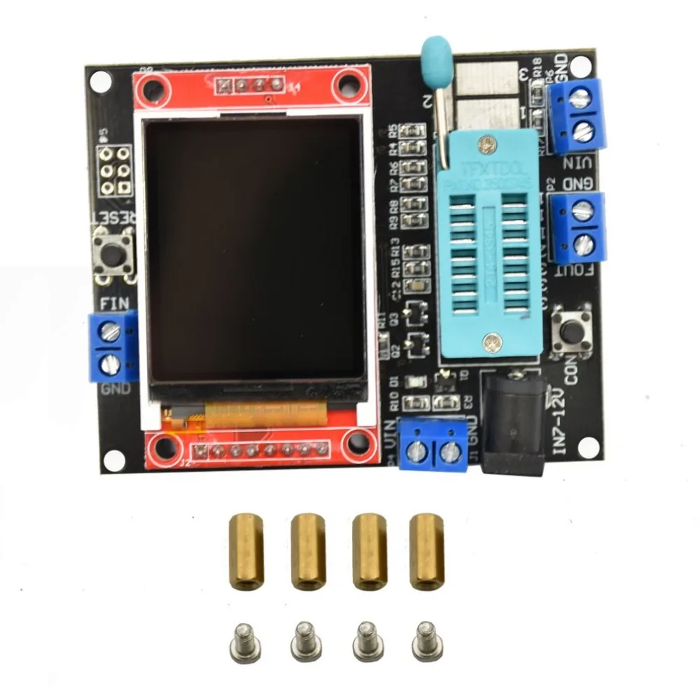 

Multi-functional DIY LCD Screen GM328B Transistor Tester Diode ESR Meter PWM Square Wave Generator With Case