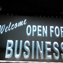 LB751-добро пожаловать открытый для бизнеса светодиодный неоновый свет вывеска домашний декор ремесла