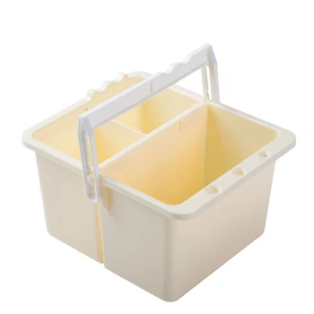 

MEEDEN Large Paint Brushwash basket for Watercolor Acrylic Oil Painting Holder with Handle for Art and School Student Drawing