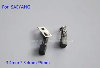 

4Pcs 3.4mm * 3.4mm * 5mm Carbon Brush for H37L1, H35SP1, SH37L(M45),SH37LN,SM45C Electric Brush Micromotor Handpiece Spare Parts