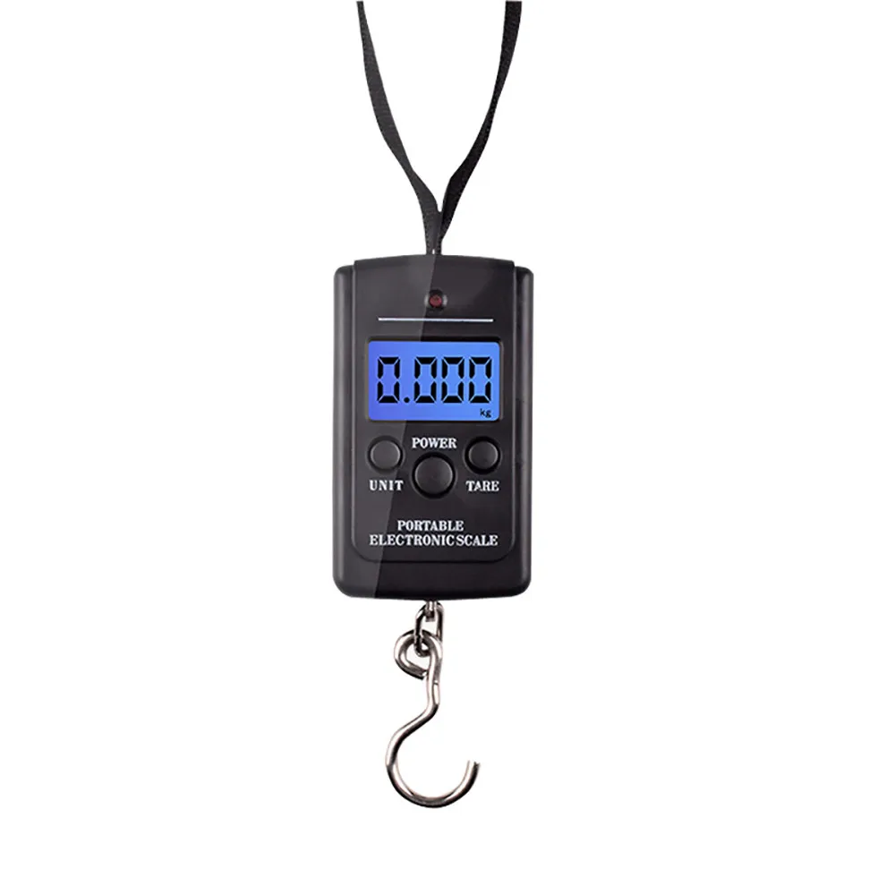 

40kg x 10g Digital Electronic Scale for Fishing Luggage Steelyard Hanging Protable Pocket Weighting Electronic Hanging Scale
