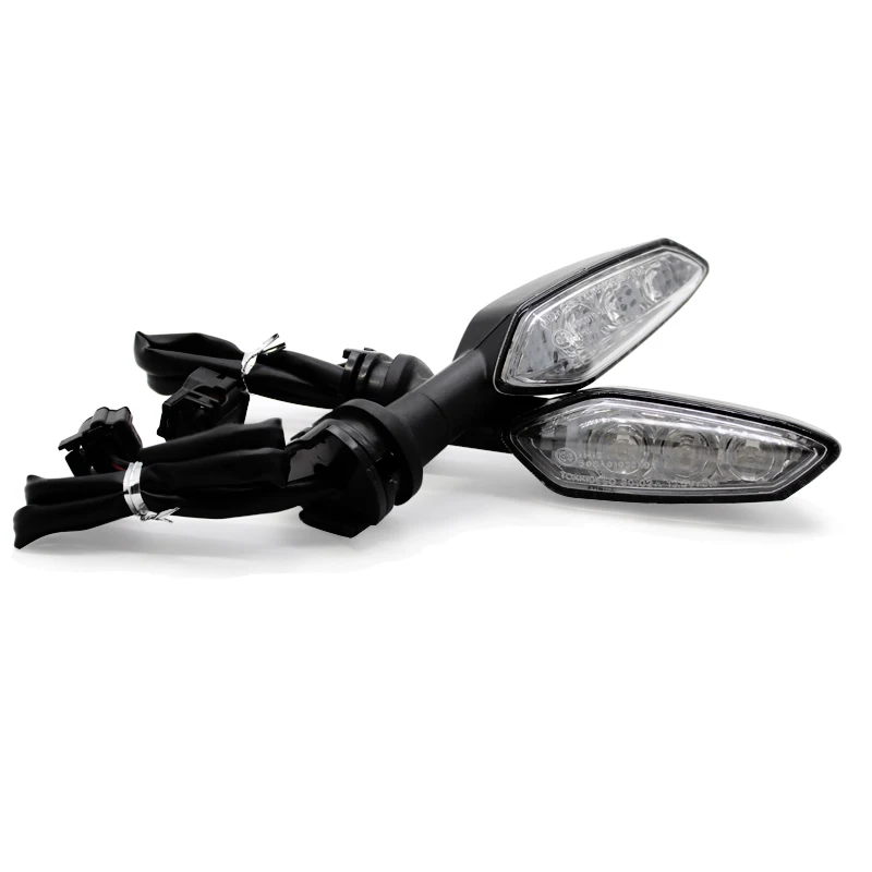 Nuoxintr LED Motorcycle Turn Signal Indicator Light For YAMAHA MT-01 MT-25 MT-03 MT-07 MT-09 MT-10 Tracer Motorcycle FrontRear