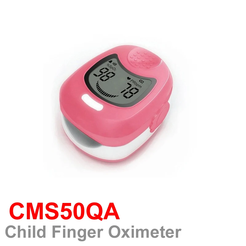 

Diagnostic-tool oximetro infant Pediatric/Child Fingertip Pulse Oximeter LCD display CMS50QA, SpO2 Oxygen, 3 colours