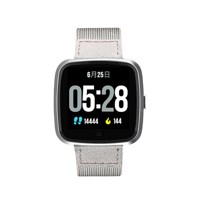 

KSUN KS-G12N Smart Watch 1.3 Inch IPS Screen With Touch Support Heart Rate Phone Call Reminder Nylon Belt Sport Smart Watch