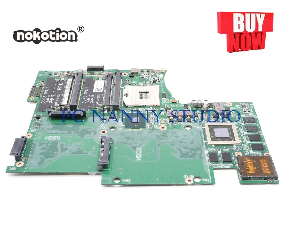 PANANNY 053JR7 53JR7 для Dell XPS 17 L701X материнская плата ноутбука DDR3 HM57 DAGM7BMBAF0 протестирована |