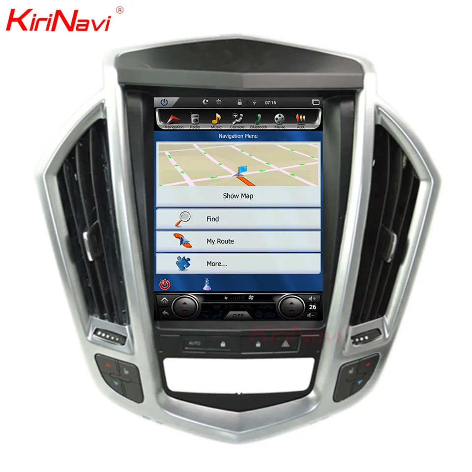 Best KiriNavi Vertical Screen Tesla Style 10.4 Inch Car GPS Navigation For Cadillac SRX Touch Screen Car Radio GPS 2009-2012 WIFI 1 Best KiriNavi Vertical Screen Tesla Style 10.4 Inch Car GPS Navigation For Cadillac SRX Touch Screen Car Radio GPS 2009-2012 WIFI 1