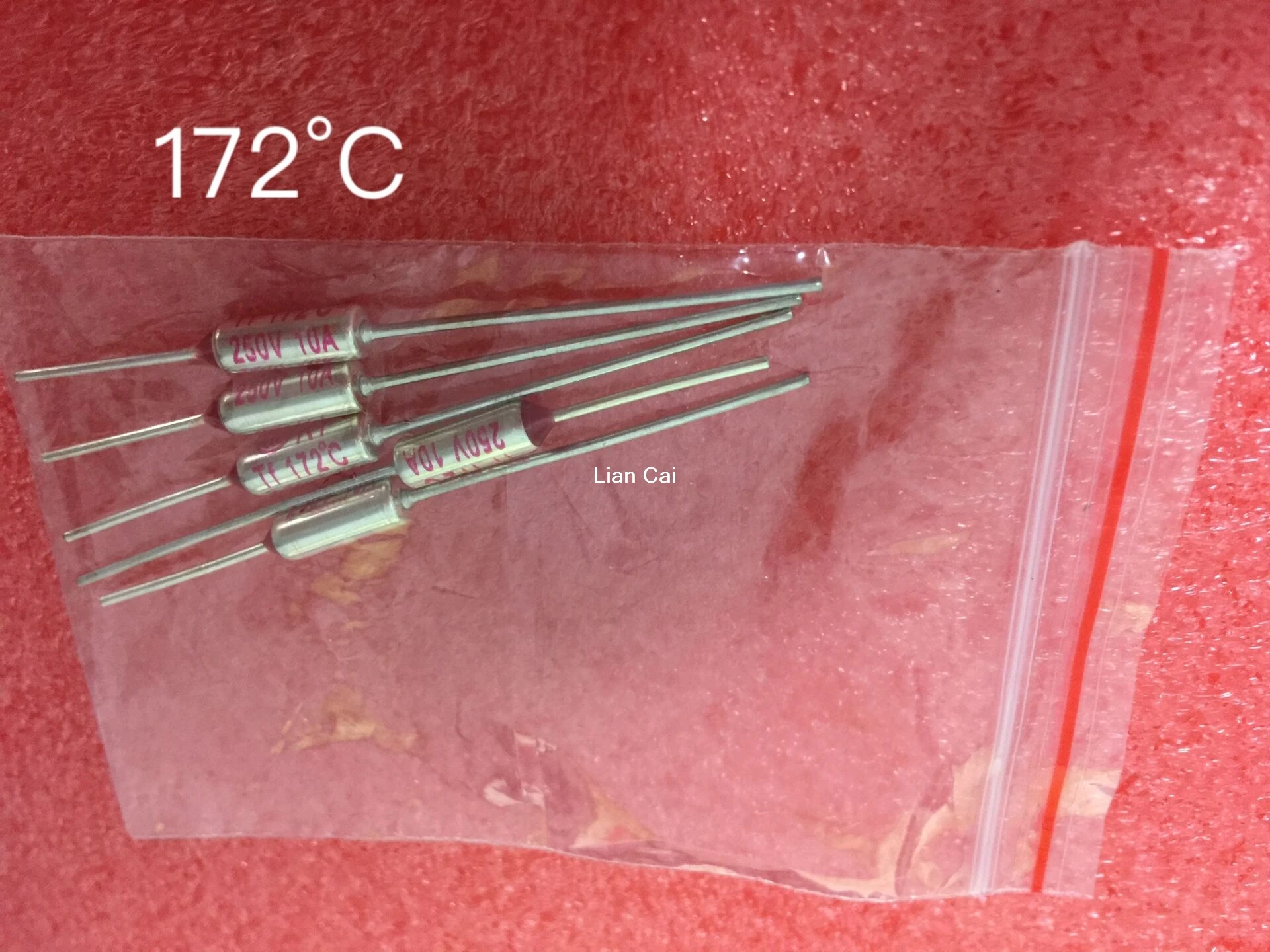 RY 172 RY Thermal Cutoff TF 172 degree Thermal Links 10A 250V Temperature Fuse For Electric Rice