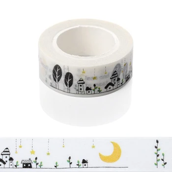 

1.5cm*10m Small Town Washi Tape Diy Decoration Scrapbooking Planner Masking Tape Adhesive Tape Kawaii Stationery