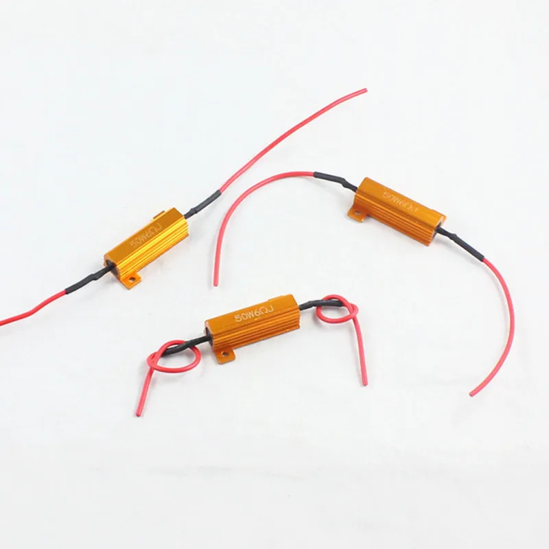 10 шт. 50 Вт 6 Ом РЕЗИСТОРЫ НАГРУЗКИ для гипер мигания поворотного сигнала