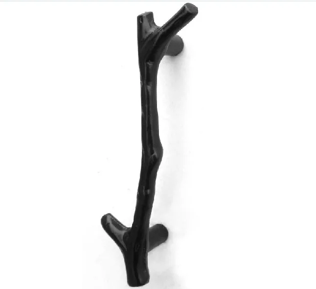 Home Hardware Branch Twig Black Handle Door Drawer Pulls(C.C