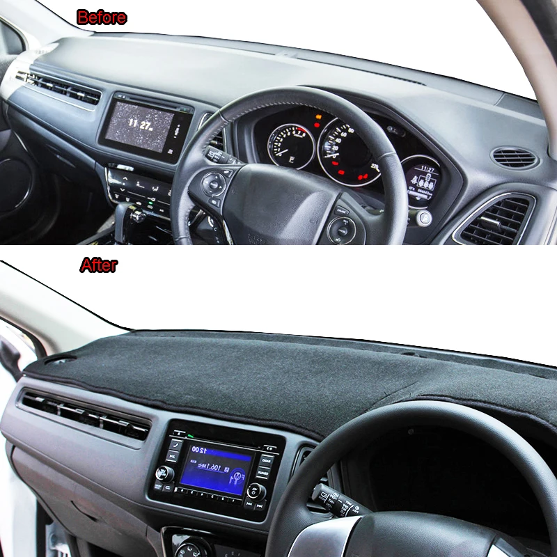 Для Honda HRV HR V Vezel 2014 2018 коврик для приборной панели салона Солнцезащитный прибор
