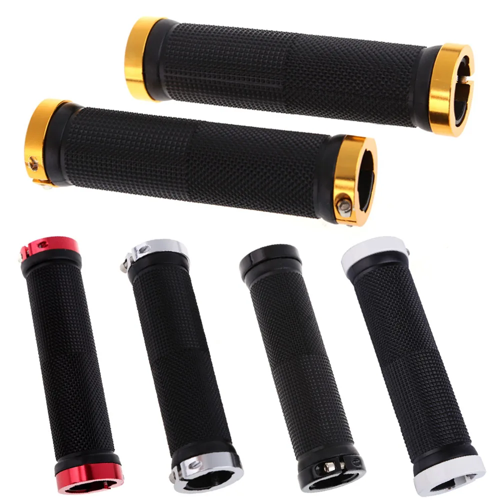 

Professional Bicycle Handlebar Grips Cover Lock On Non Slip Rubber Bike Handle Bar MTB Bike Grips Fixed Gear Bike Accessories