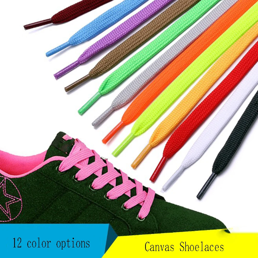 12 конфетных цветов шнурки 1 пара классические плоские Двойные полые тканые шнурки 100 см кроссовки повседневные шнурки