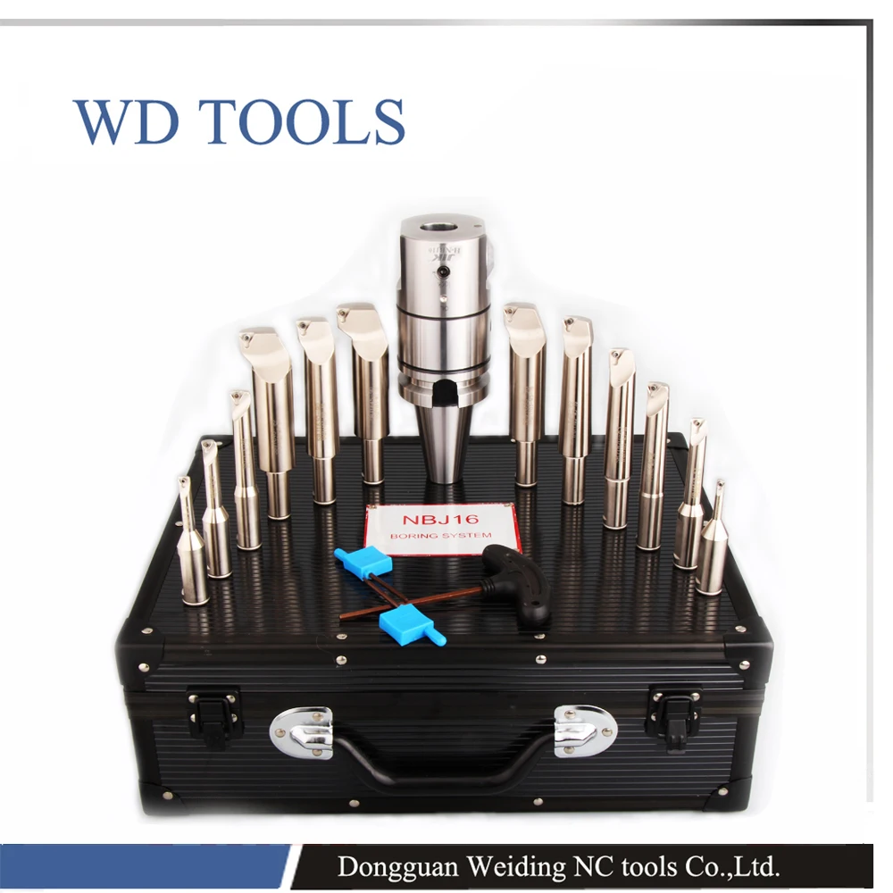

alibaba china supplier Boring system NBJ 16 Boring Tool Set with 8pcs boring bars /small diameter boring cutter