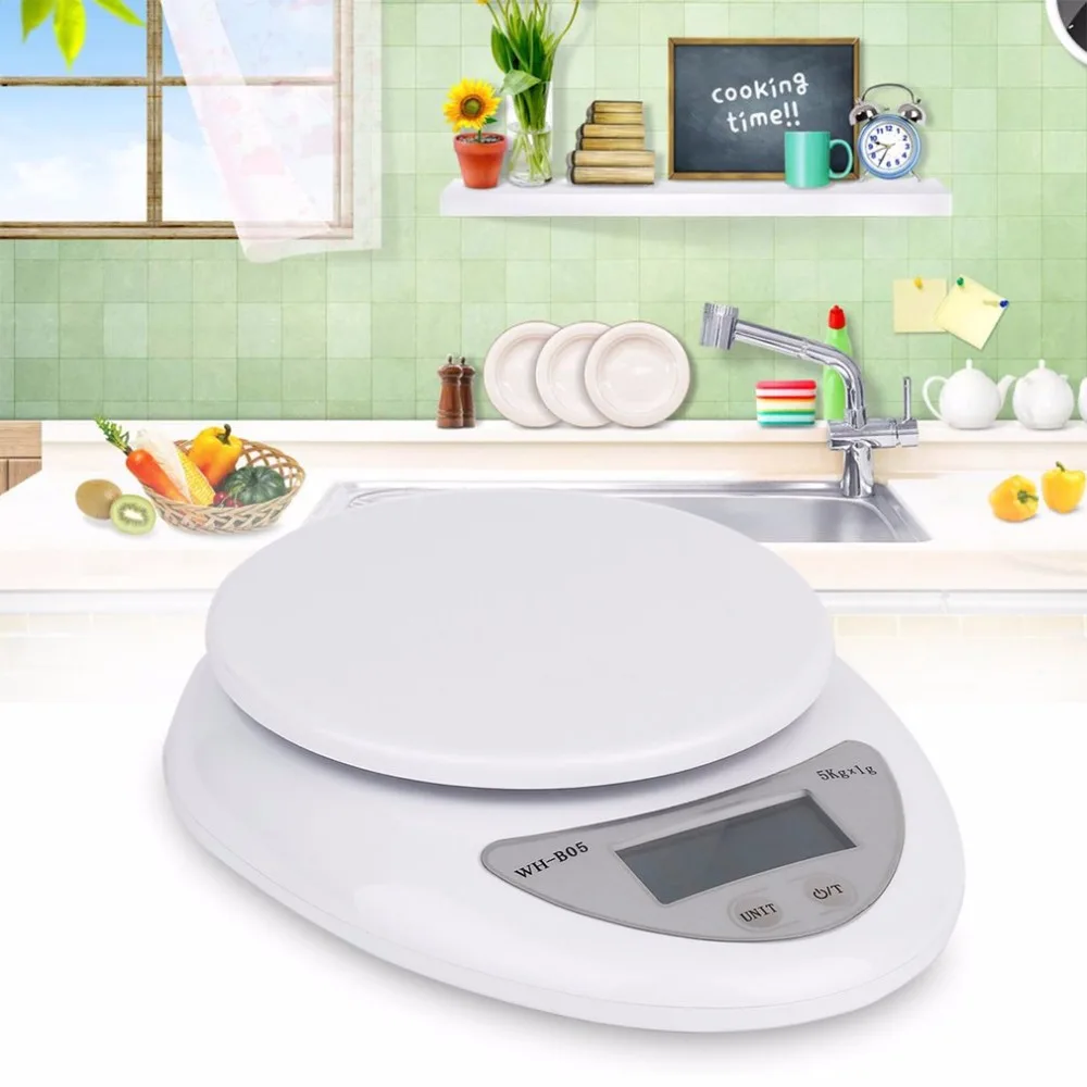 Hot Sale Popular New 5000g/1g 5kg Food Diet Postal Household Digital Scale scales balance weight weighting LED electronic