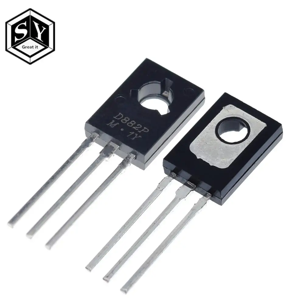 

10PCS/Lot Triode Transistor D882 2SD882 3A/40V TO-126 NPN Power Triode New Original