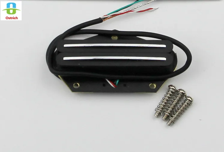 

COLD electric guitar bridge pickup Small double track double cold rail tele electric guitar bridge pickup can be cut single