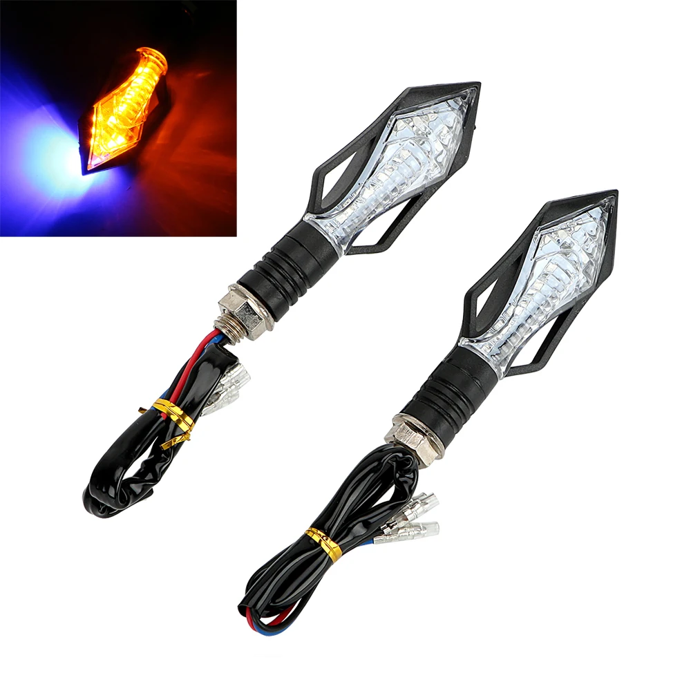 ITimo 1 Pair LED Turn Light Motorcycle Flasher Brake Light Turn Signal
