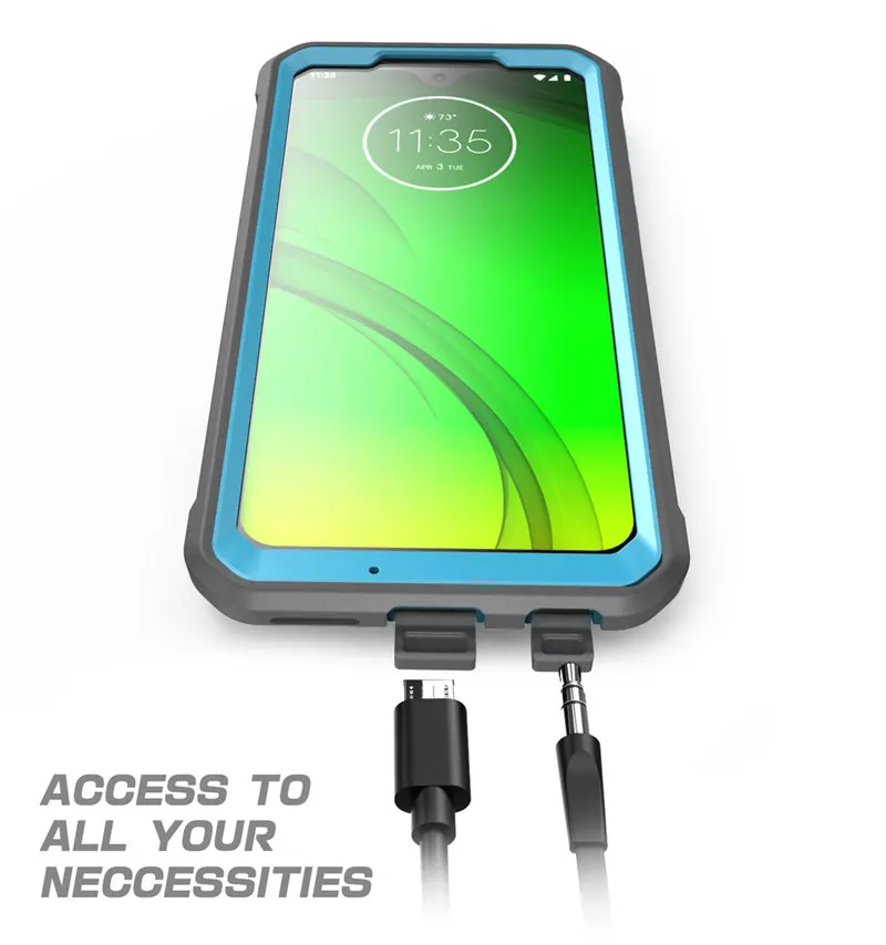 Чехол для Moto G7() SUP чехол UB Pro полный корпус прочная кобура крышка со встроенной защитной пленкой для Motorola Moto G7 чехол