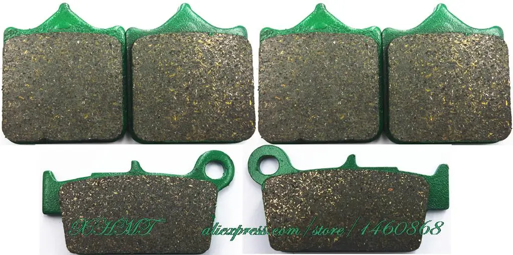 Для шерко 450 SM4.5i F Черная пантера 2008-2012 дисковые Тормозные колодки таблетки Передняя Задняя 2011 2010 2009 - Цвет: Carbon Set 2 Pairs