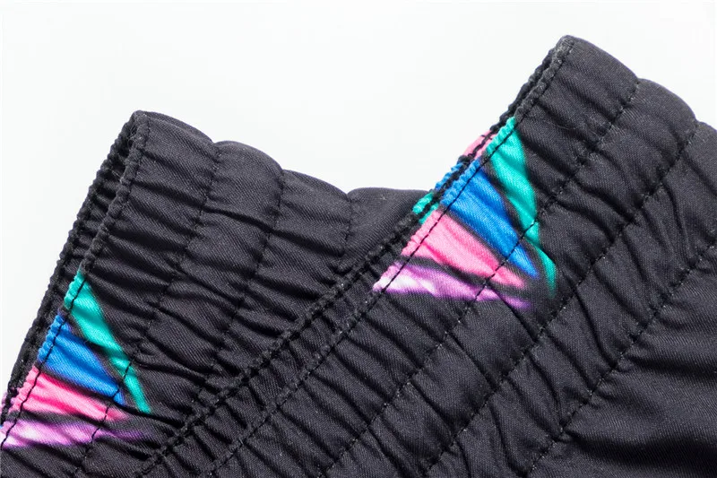 Высокое качество индивидуальные мужские пляжные шорты личности 3D печати бермуды доска шорты, короткие брюки Прямая поставка