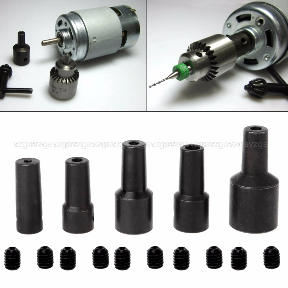 

5mm-14mm Motor Shaft Coupler Reducing Sleeve Connector Rod For B12 Drill Chuck JUN12 dropship
