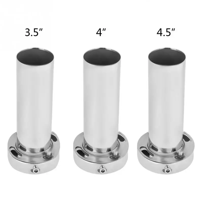 Car Round Exhaust Tip Adjustable Round Exhaust Muffler Tip Removable