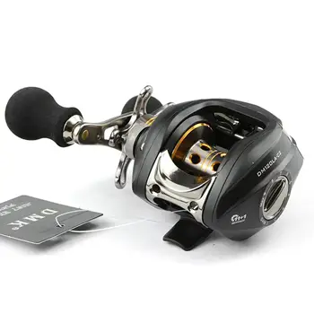 

Mounchain Adjustable Magnetic Brakes 12BB Baitcast Reels Gear ratio 6.3:1 Low Profile Bait Casting 4.5kg force Fishing Reels