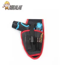 Портативная аккумуляторная сумка для дрели, держатель для электрической отвертки Holst, сумка для инструментов 12 в 16,8 в, поясная сумка для дрели, набор инструментов для электроинструмента