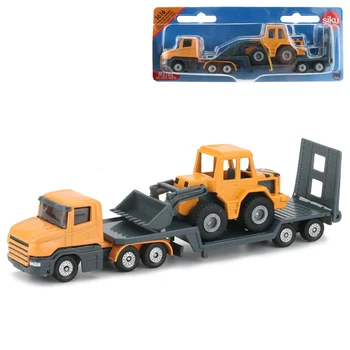 

Siku Alloy Bulldozer Truck Toy Trail Car Simulation Trailer Construction Vehicle Trucks Toys For Kids Decoration Collection Gift