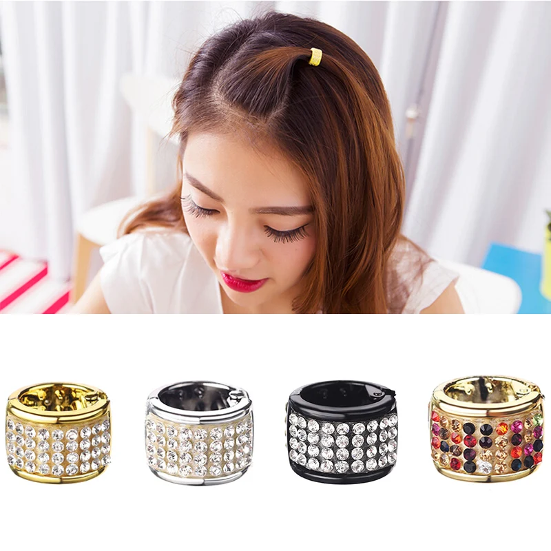 M Mism Rhinestone Fashion Hair Braid Dread Dreadlocks Hair Cuffs