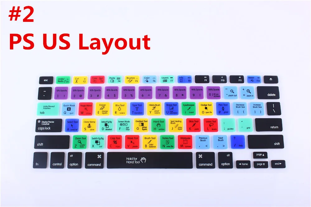 Защитная пленка на клавиатуру для iPhone Macbook Pro Air 13 15 17 KC_A1278_US_EU Photoshop|photoshop shortcuts|keyboard