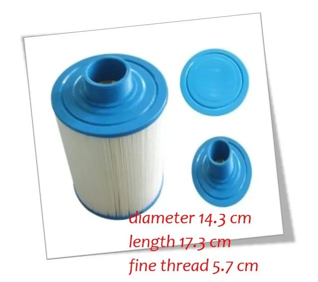 Горячая ванна бумажный фильтр для китайских спа, 175 мм x 143 мм, 50,8 мм MPT резьба фильтр для воды для бассейна Jazzi 2011 версия картриджа фильтр