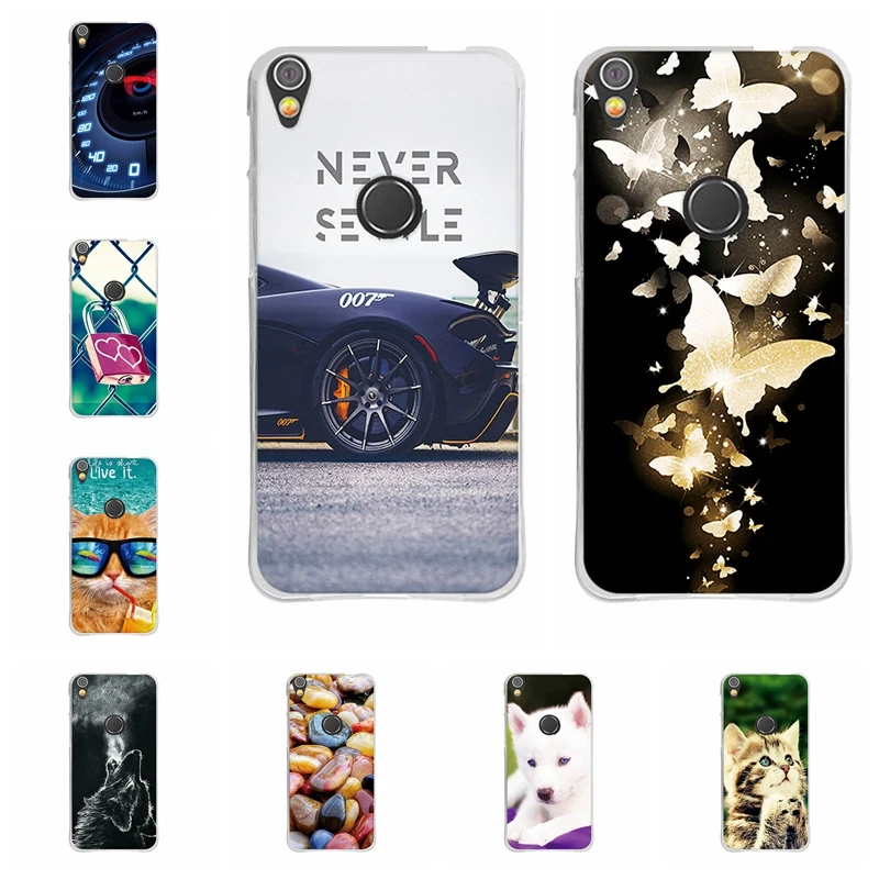 

For Alcatel Shine Lite Back Cover Soft Silicone TPU For Funda Alcatel Shine Lite 5080X 5080 Nice Floral Pattern Protective Case