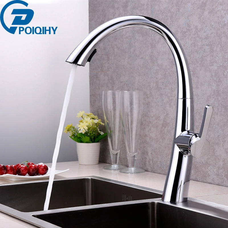 

Chrome/Briushed Nickel/Rose Gold Kitchen Faucets Pull Out Kitchen Tap Swivel 360 Degree Water Mixer Tap