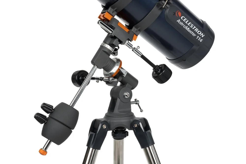 Телескопический рефлектор CELESTRON AstroMaster 114EQ Newtonian телескопы с красной точкой Finderscope