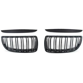 

Auto Kidney Grille Grilles Gloss Black Double Slat for BMW E90 E91 05-08 3 Series 325i 328i 335i 330i 325xi 328xi 335xi 330xi