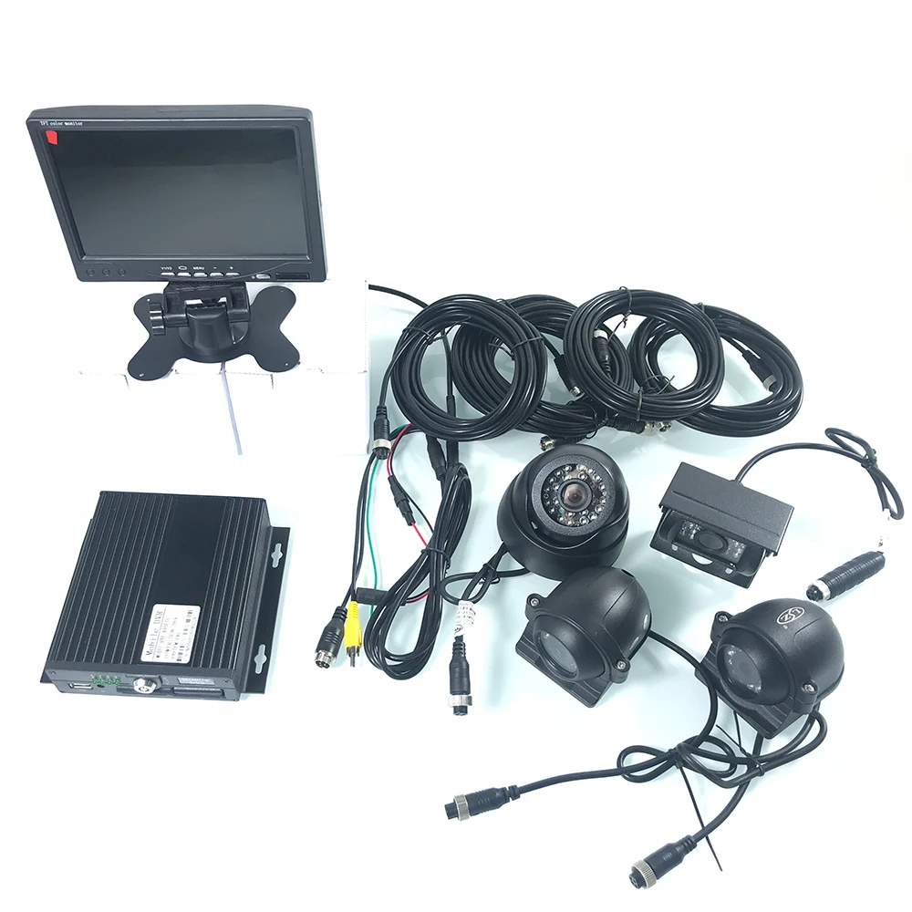 HYFMDVR комплект мониторинга грузовиков местная система видеонаблюдения может обновить удаленное 3g наблюдение AHD720P HD с повышенным разрешением