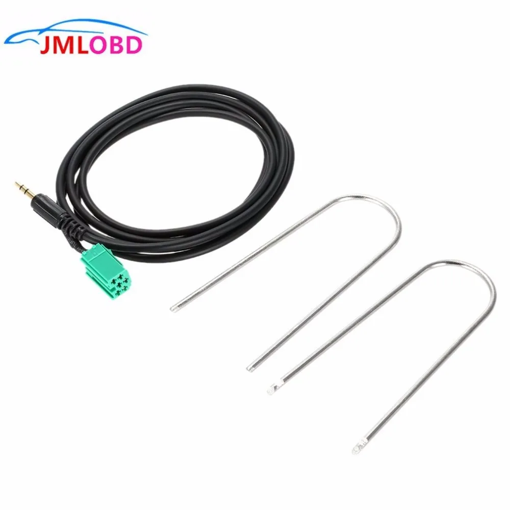 

Car Aux Stereo Audio Line Input Adapter Cable 3.5mm for iPhone iPod MP3 + Removal Tool for Renault 2005-2011 Clio Megane