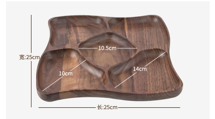 В скандинавском стиле креативная деревянная тарелка для дома закуски/конфеты/Десерт/блюдо для фруктов Декоративная посуда