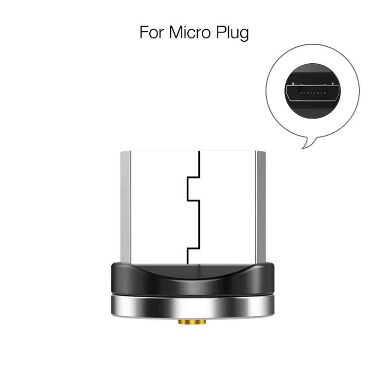 CAFELE Магнитный usb-кабель для iPhone, кабель USB type-C, микро Магнитный зарядный кабель для samsung S10 S9 Plus, huawei, Xiaomi - Тип штекера: Micro plug