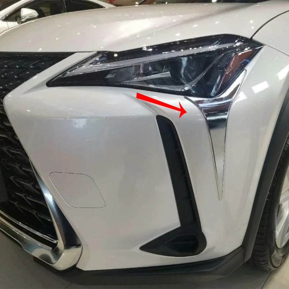 

Car Accessories For Lexus Ux200 Ux250h Ux260h 2019 2020 Plastic Front Foglight Cover Trim Styling Scuff Plate Protector Sticker