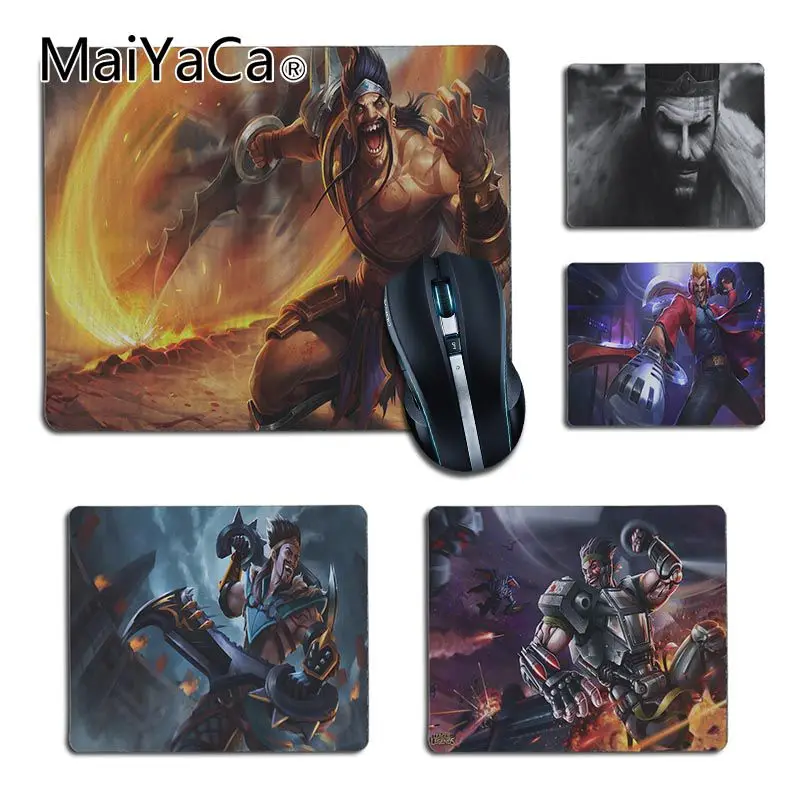 

MaiYaCa Your Own Mats gladiator draven lol Rubber Mouse Durable Desktop Mousepad Gaming Durable PC Anti-slip Mouse Mat anime