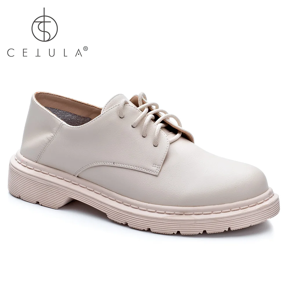 

@Cetula 2018 Handcrafted Lace-up Premium Supple Full-grain Leather Female Oxford&Derby Shoes ft. Easy Slip-on Style Soft Counter