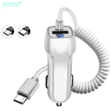 Зарядных порта USB для автомобиля Зарядное устройство для iPhone X 8 7 6s 6 плюс 10 телефона автомобиля-Зарядное устройство с микро-Тип usb-C кабель IOS для samsung S9 плюс Быстрая зарядка