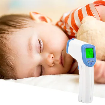 

Digital Thermometer IR Infrared Thermometer Non-contact Forehead Body Surface Temperature Instruments Data Hold Function