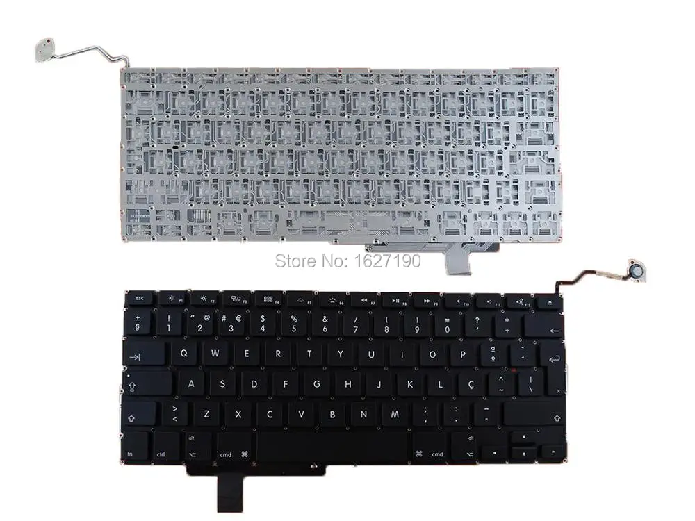  Po Portuguese Keyboard Laptop For APPLE MacBook Pro A1297 BLACK Backlit New Laptop Keyboards With F