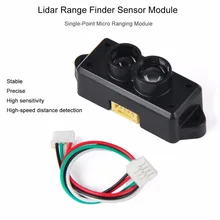 Mini LiDAR laser ranging módulo sensor 0.3 m ~ 12 m sensor a laser tem alta precisão de porta serial saída.