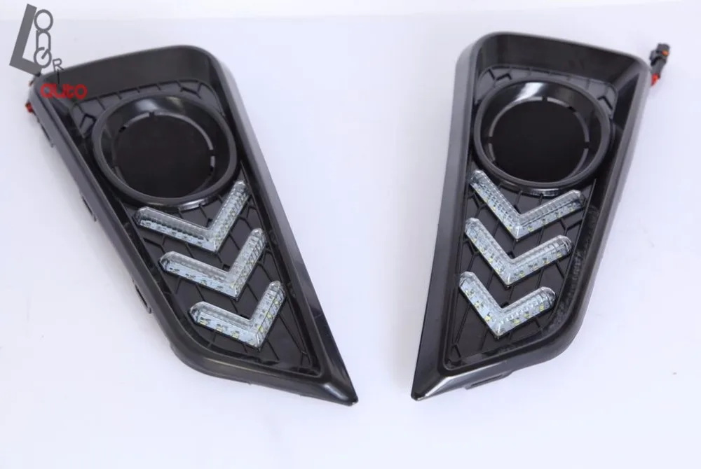 

car styling Car-styling Driving Daytime Running Lights Fog Lamp For City 2015-2017 DRL